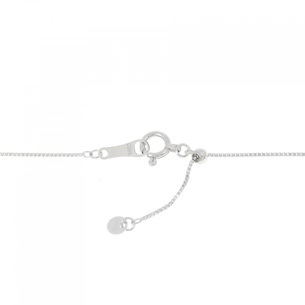 K18WG サファイヤ ネックレス 0.59CT
