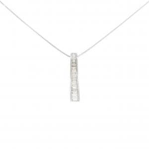 K18WG ダイヤモンド ネックレス 0.23CT