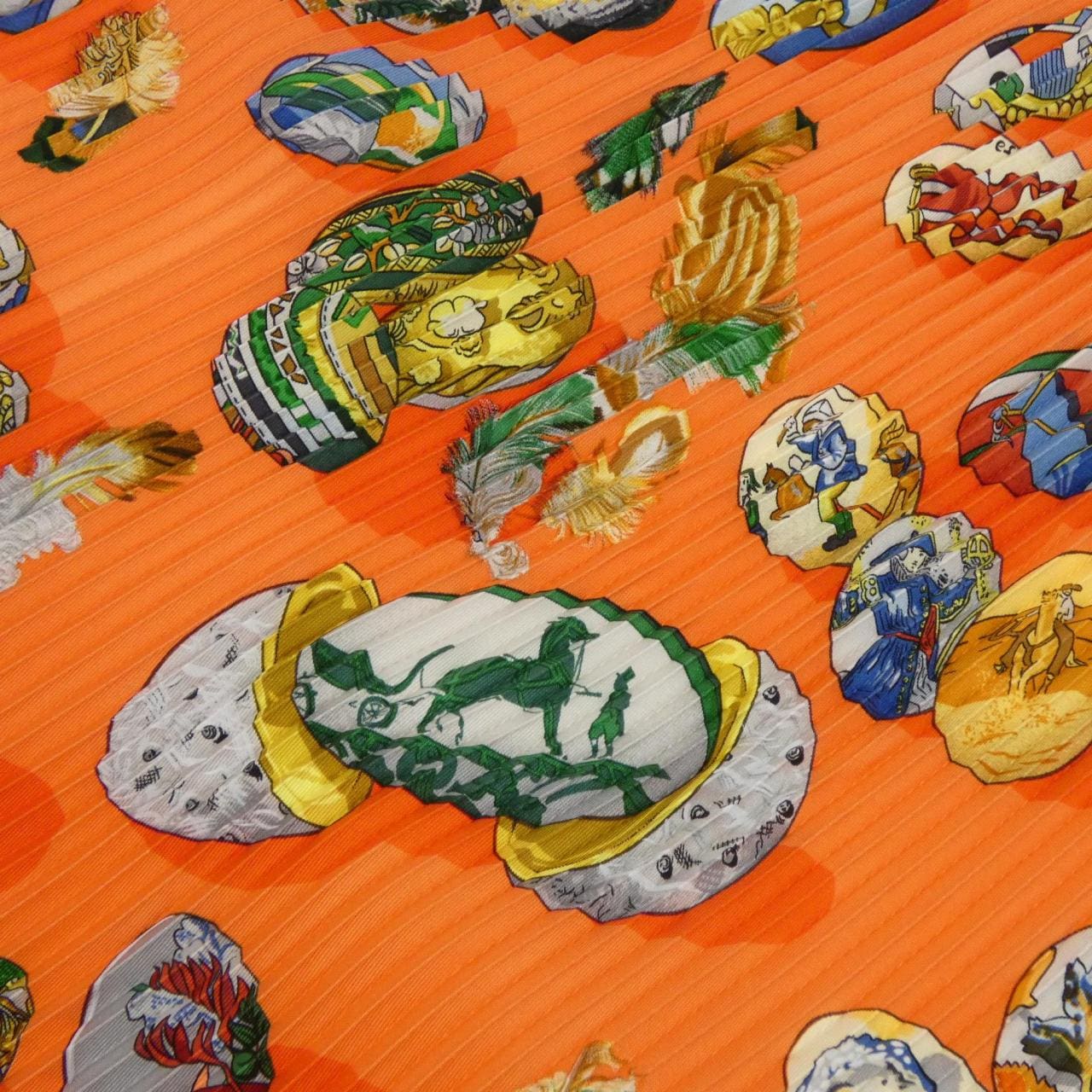 エルメス プリーツ スカーフ