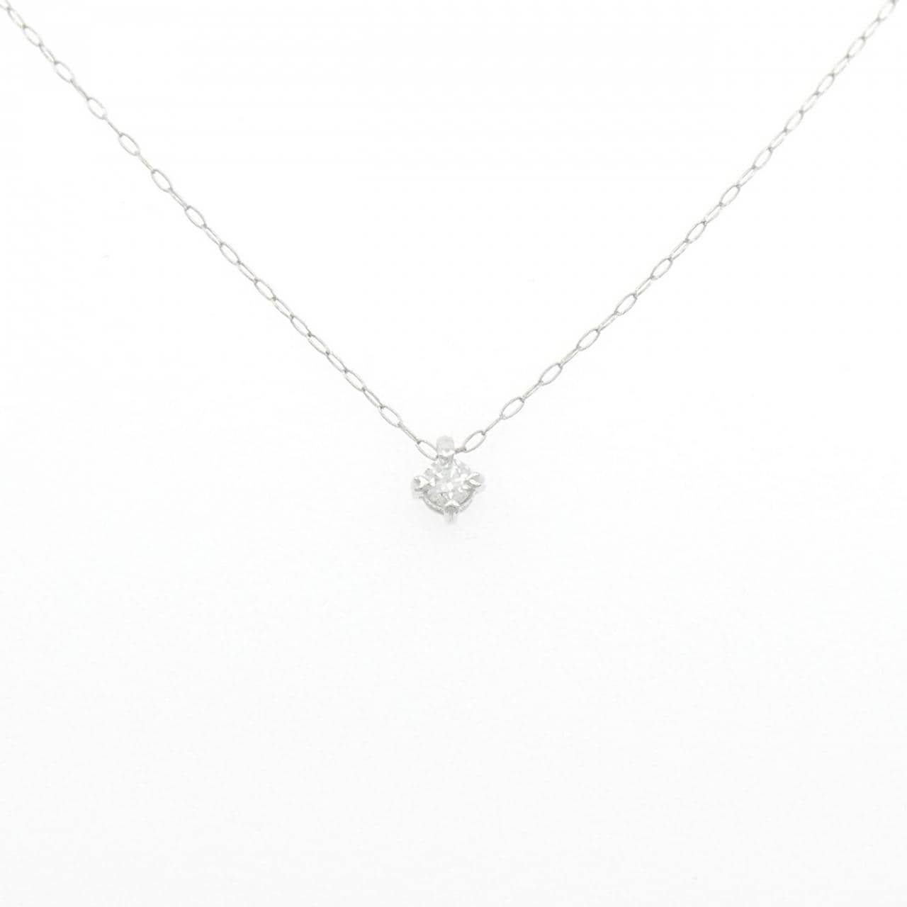 PT900/PT850 ダイヤモンド ネックレス 0.08CT