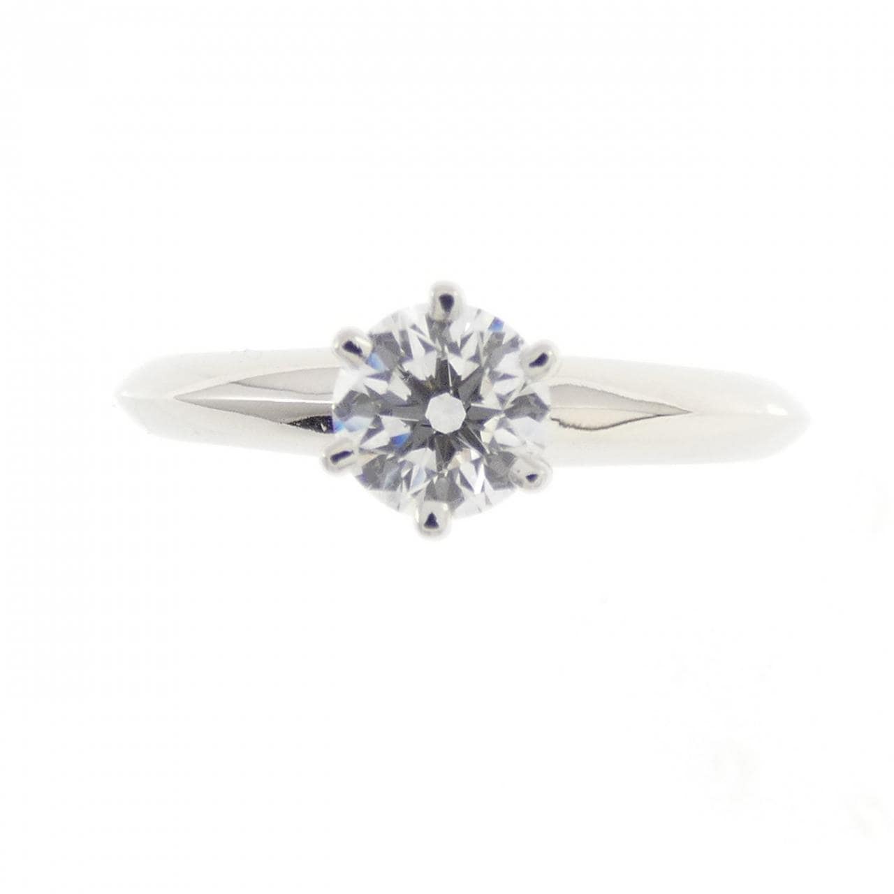 ティファニー クラシックソリティア リング 0.43CT E VVS2