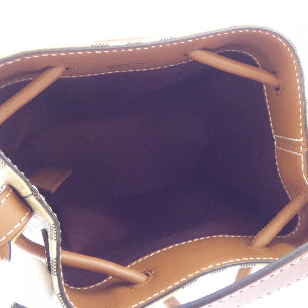 バーバリー BURBERRY ミニチェックバケットバッグ 81004861 BAG