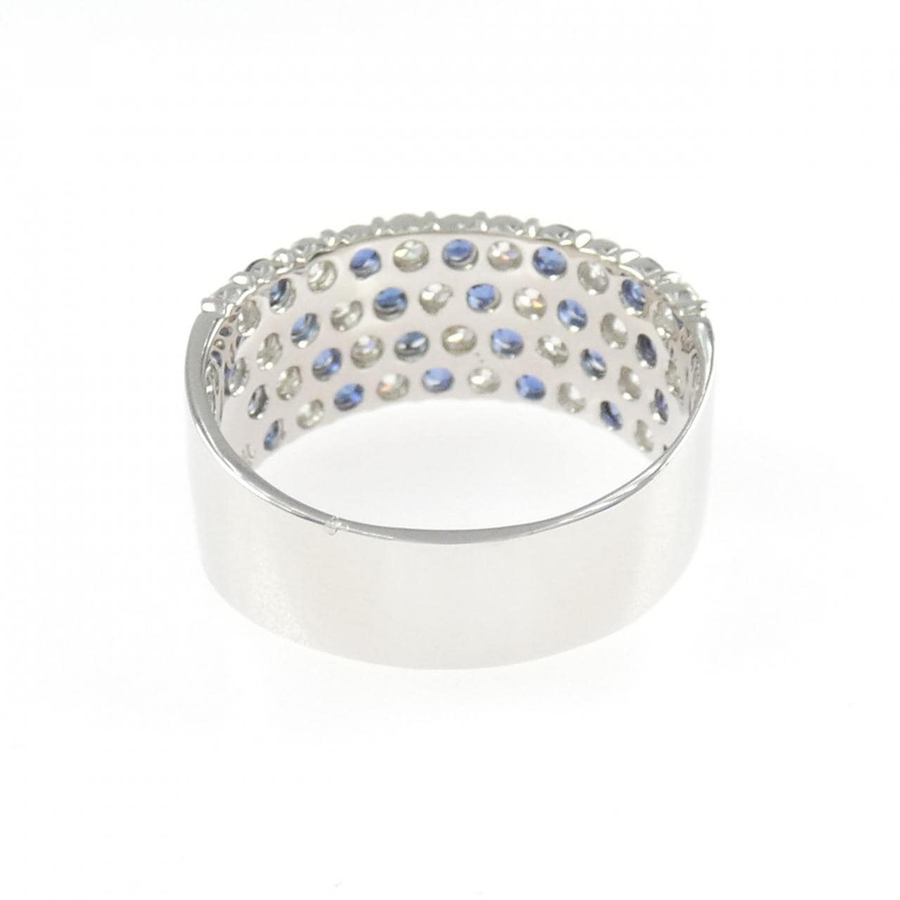 K18WG サファイヤ リング 1.13CT