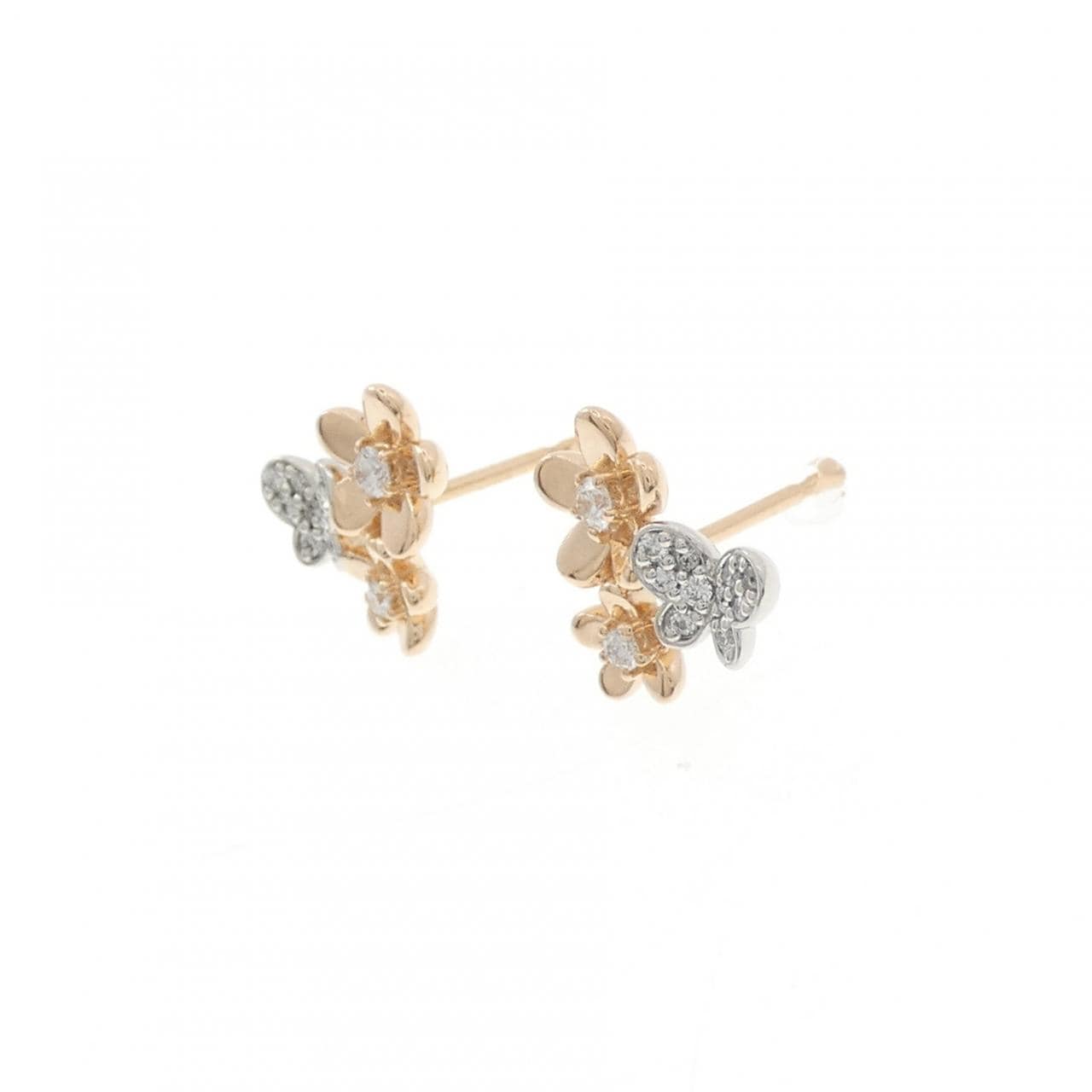 ポンテヴェキオ ダイヤモンド ピアス 0.14CT
