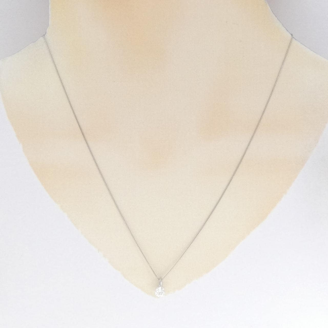 PT900/PT850 ダイヤモンド ネックレス 0.418CT