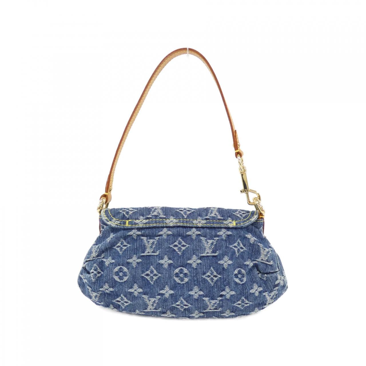 LOUIS VUITTON Monogram Denim Mini Preity M95050 Shoulder Bag