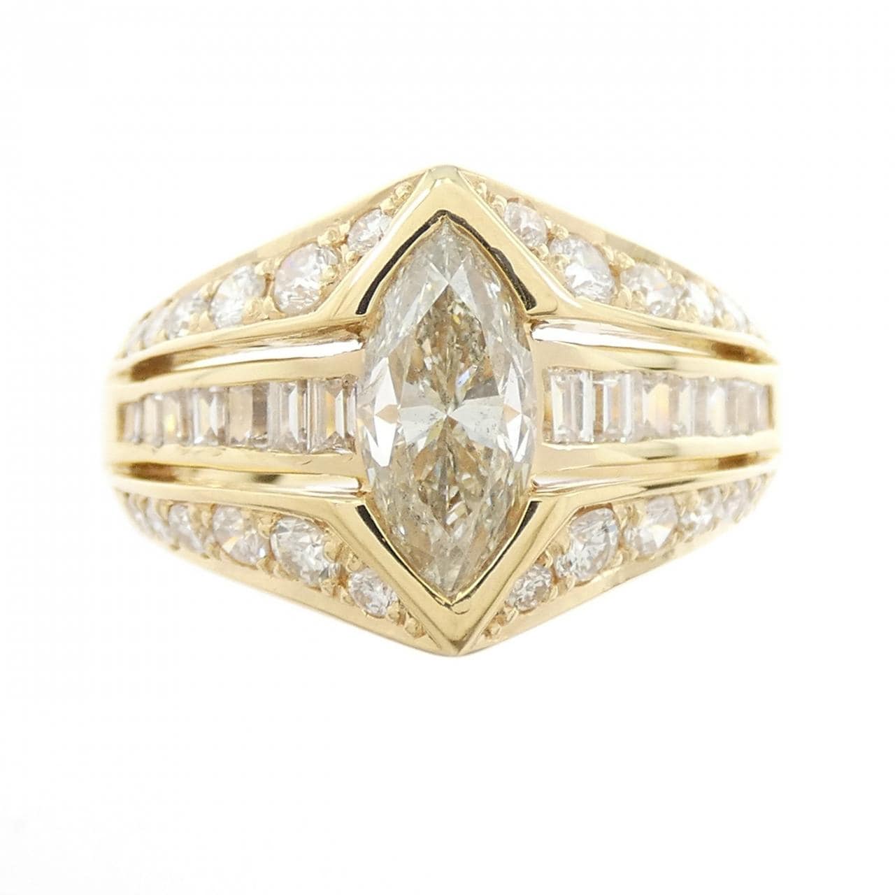 K18YG ダイヤモンド リング 1.22CT