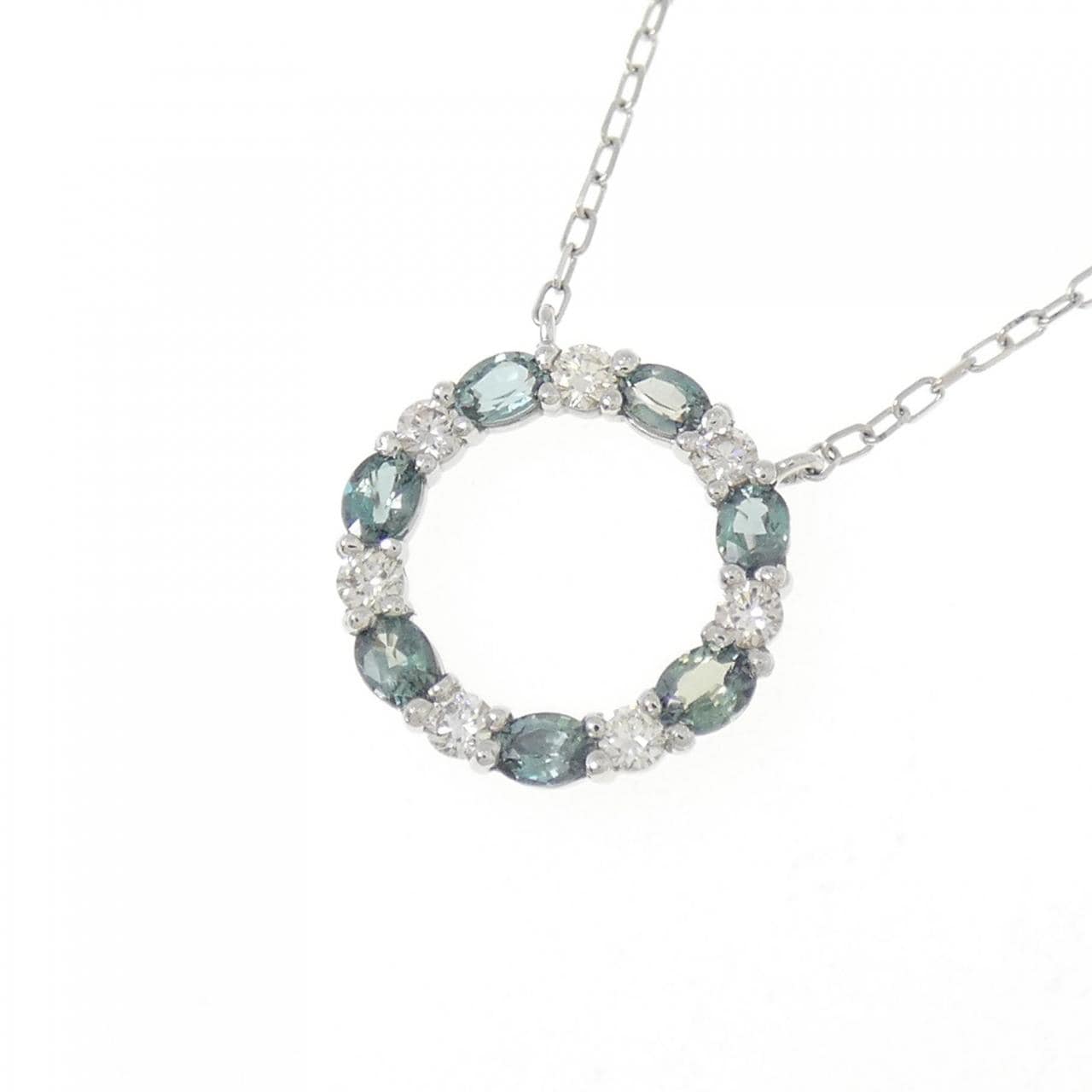 [新品] PT亞歷山大變石項鍊 0.46CT