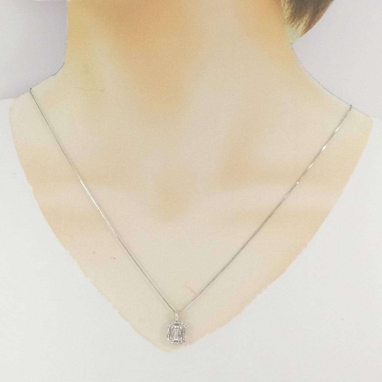 PT900/PT850 ダイヤモンド ネックレス 0.54CT