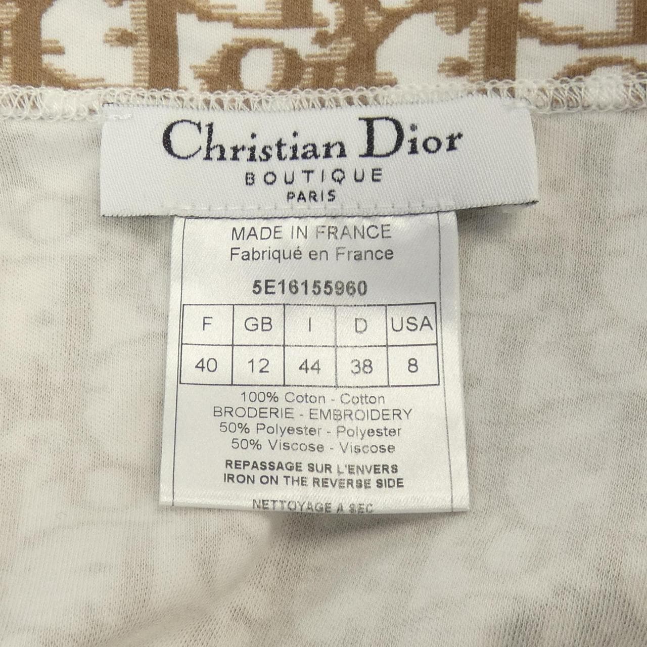 【ヴィンテージ】クリスチャンディオール CHRISTIAN DIOR タンクトップ