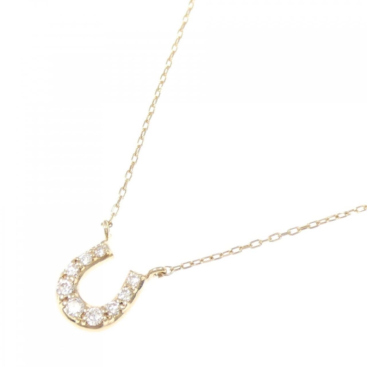 エテ ホースシュー ダイヤモンド ネックレス