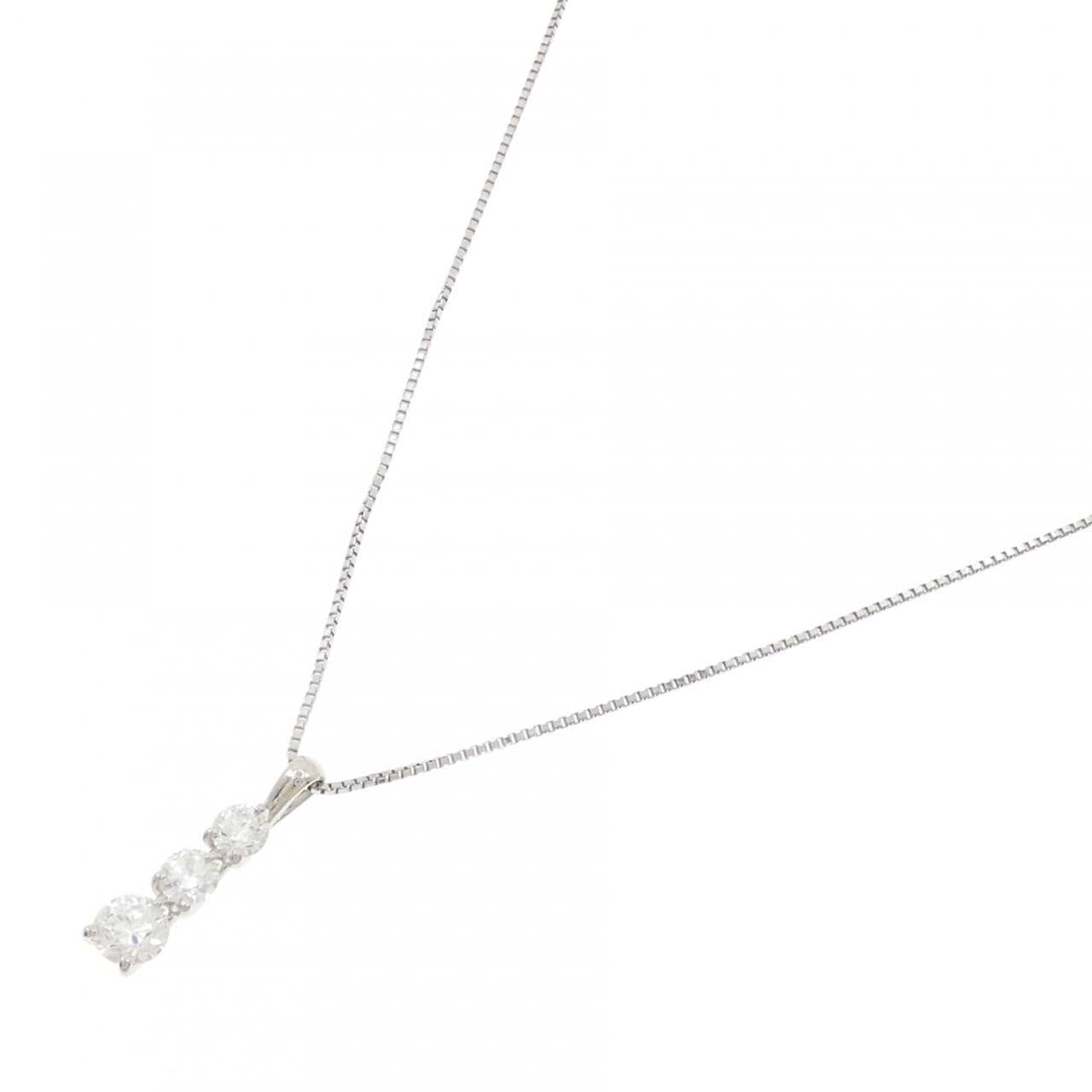 トリロジー ダイヤモンド ネックレス 0.70CT