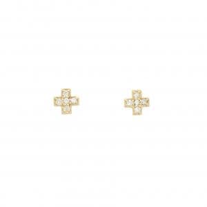 K18YG ダイヤモンド ピアス 0.10CT
