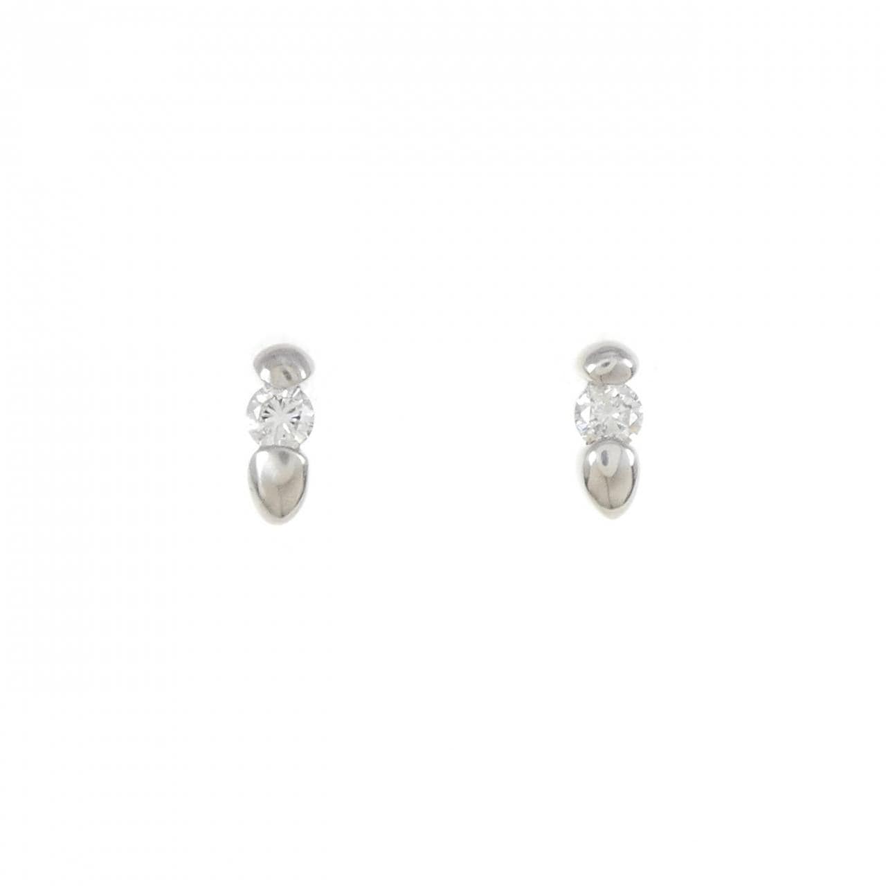 PT ダイヤモンド ピアス 0.20CT