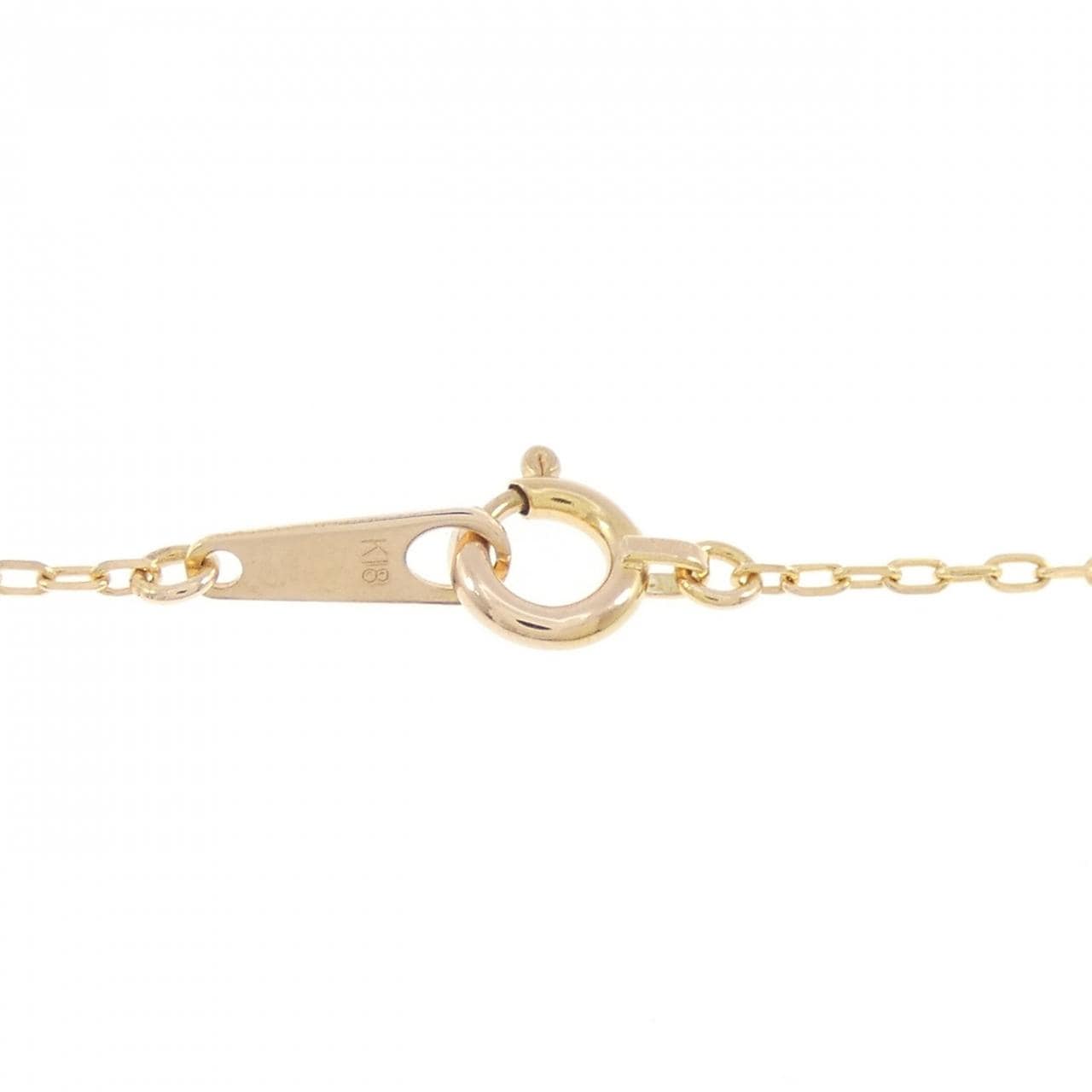 K18YG ハート ルビー ネックレス 0.26CT