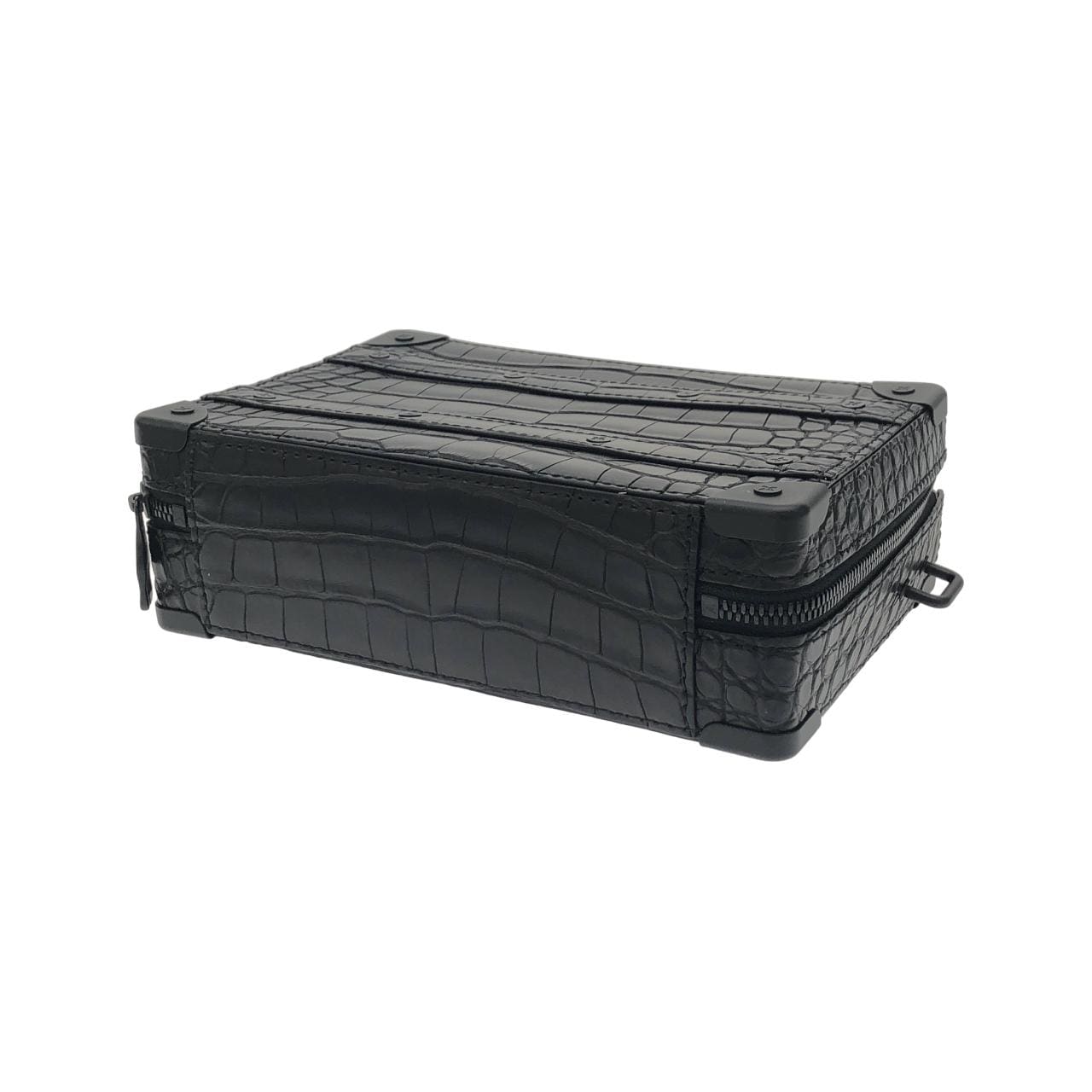 ルイヴィトン エキゾチック レザー ハンドル ソフトトランク N80242 ショルダーバッグ