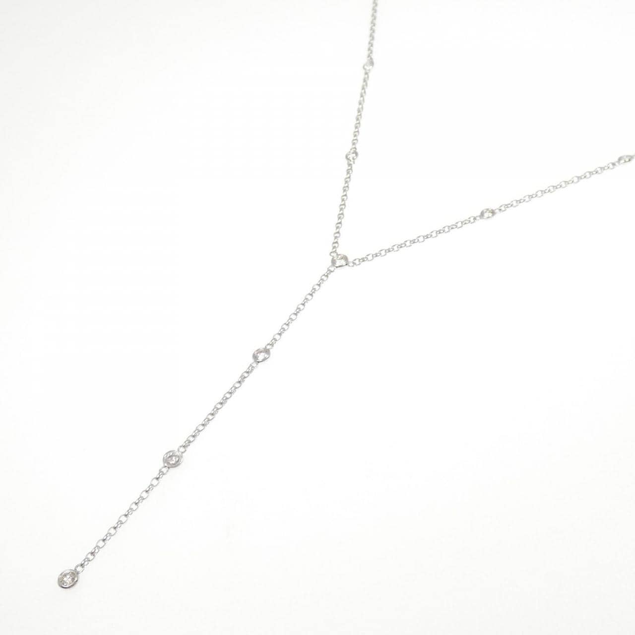 PT900/PT850 ダイヤモンド ネックレス 0.32CT