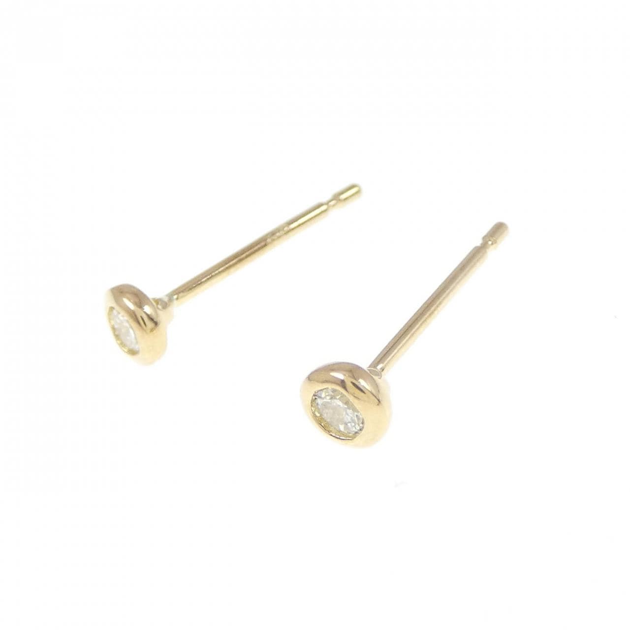 [Remake] K18YG Diamond earrings 0.10CT