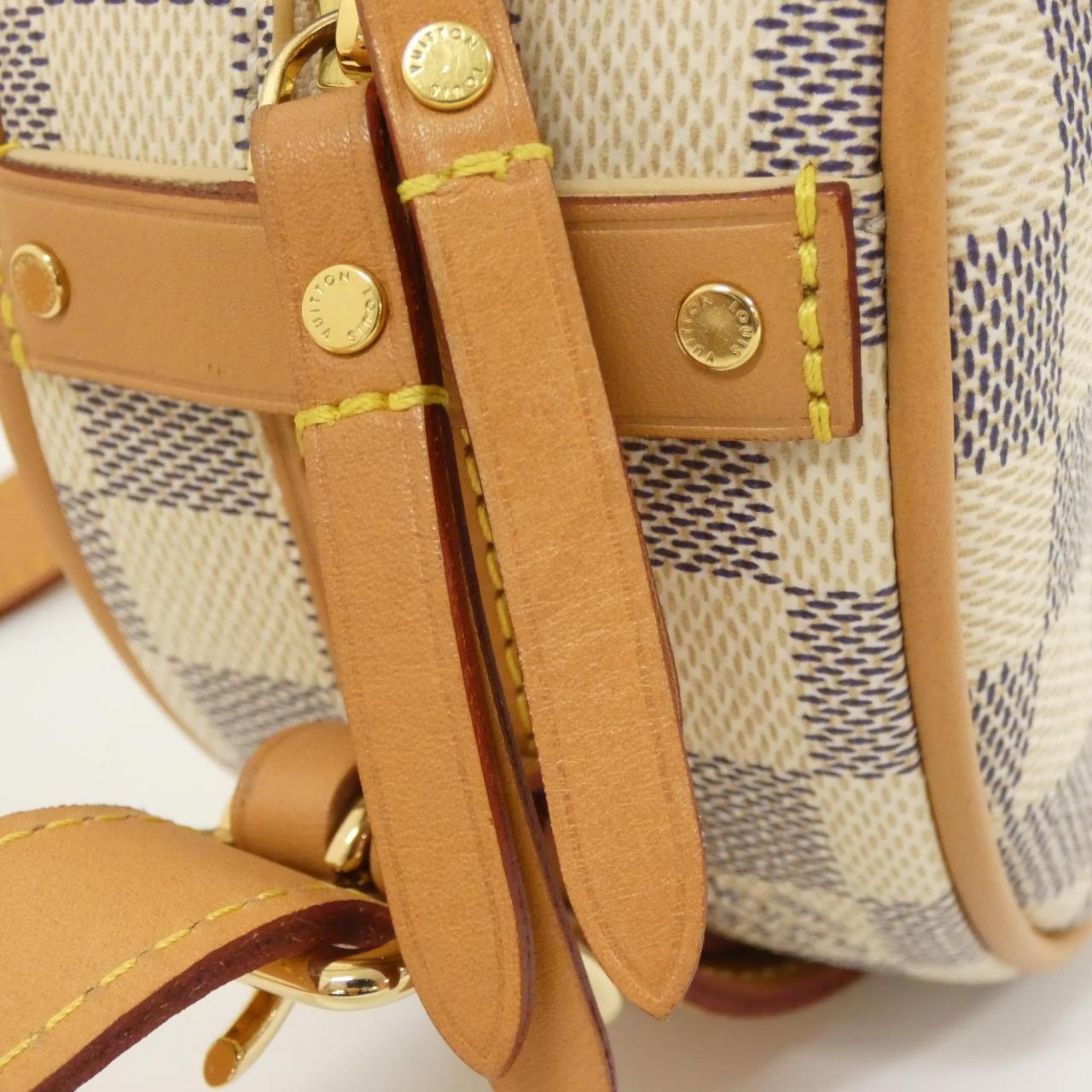 LOUIS VUITTON Damier Azur Boite Chapeau Souple PM N40333 單肩包