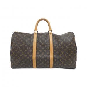 LOUIS VUITTON Monogram Keepall 55 公分 M41424 波士頓包