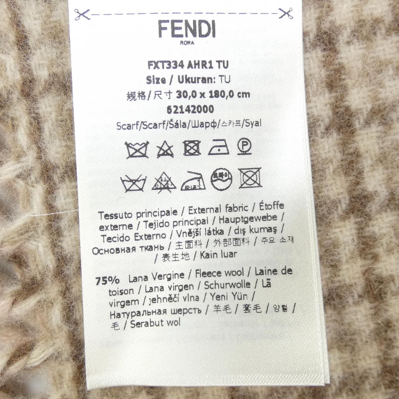 フェンディ FENDI FXT334 AHR1 TU MUFFLER