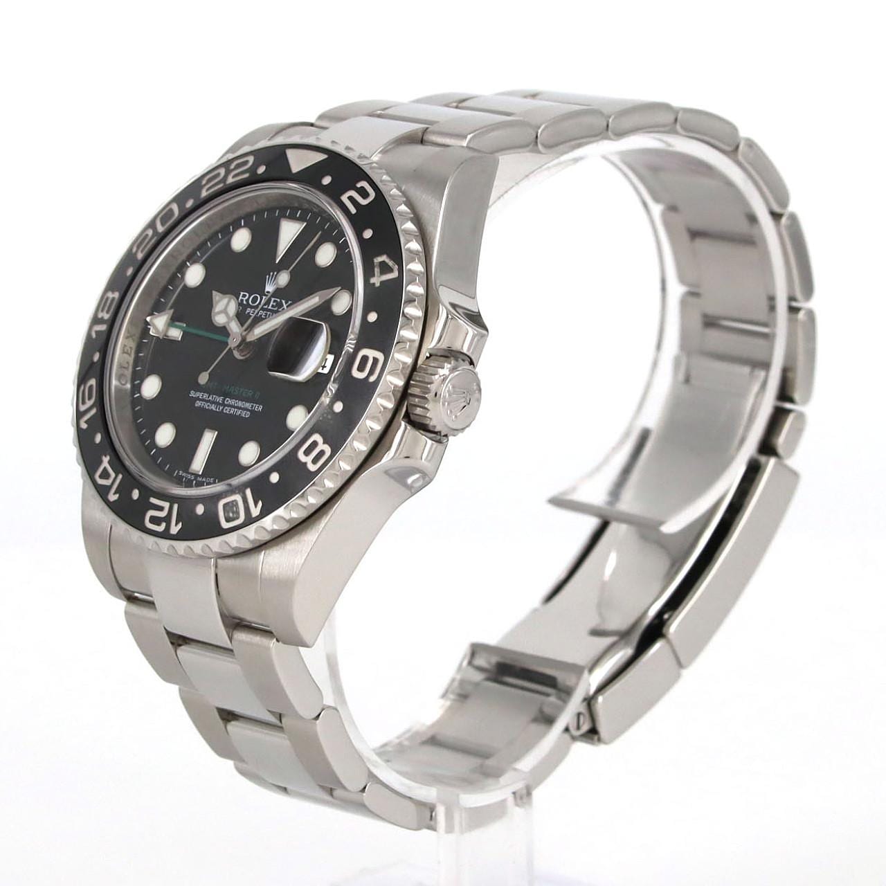 ロレックス GMTマスターⅡ 116710LN SS 自動巻 V番