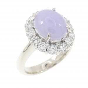 PT900 ラベンダーヒスイ リング 2.22CT