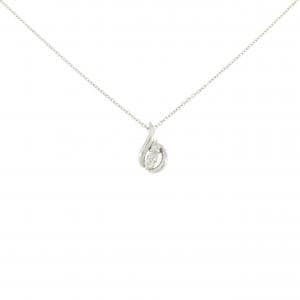 PT900/PT850 ダイヤモンド ネックレス 0.04CT