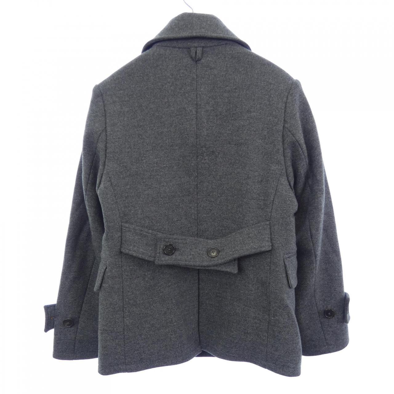 BLACK FLEECE pea coat