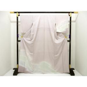 【未使用品】訪問着　銀彩加工ボカシ染