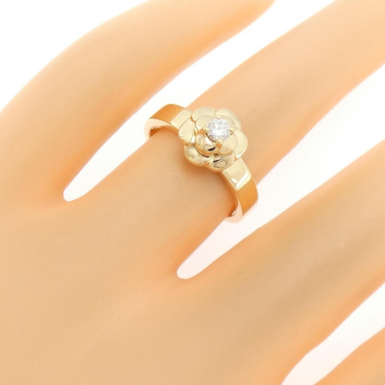 【ヴィンテージ】シャネル カメリア リング