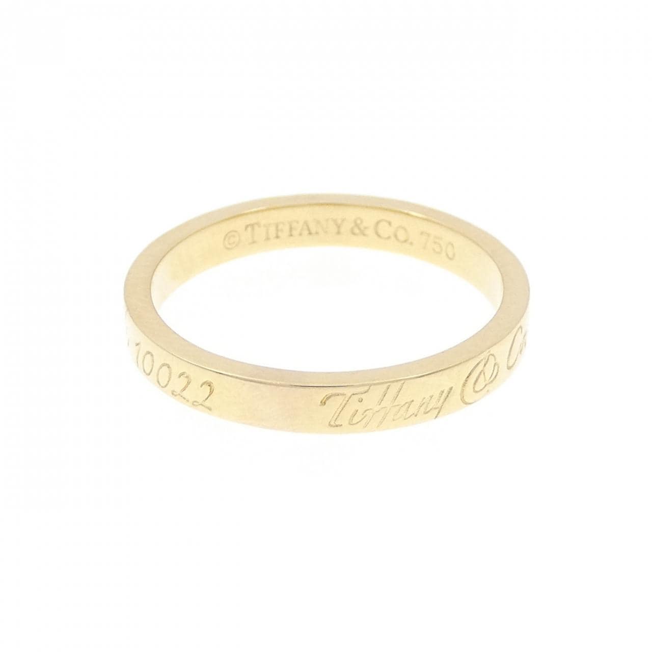 TIFFANY筆記窄戒指