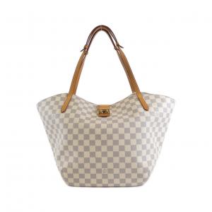 LOUIS VUITTON 冷える ルイヴィトン ダミエアズール エヴァ チェーン 