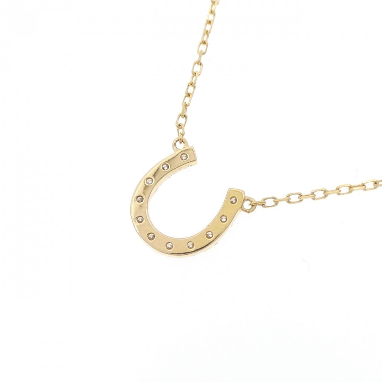 4°C Horseshoe Diamond Necklace