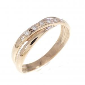 K18PG ダイヤモンド リング 0.05CT