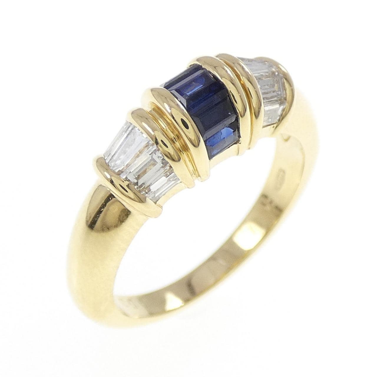750YG サファイヤ リング 0.53CT