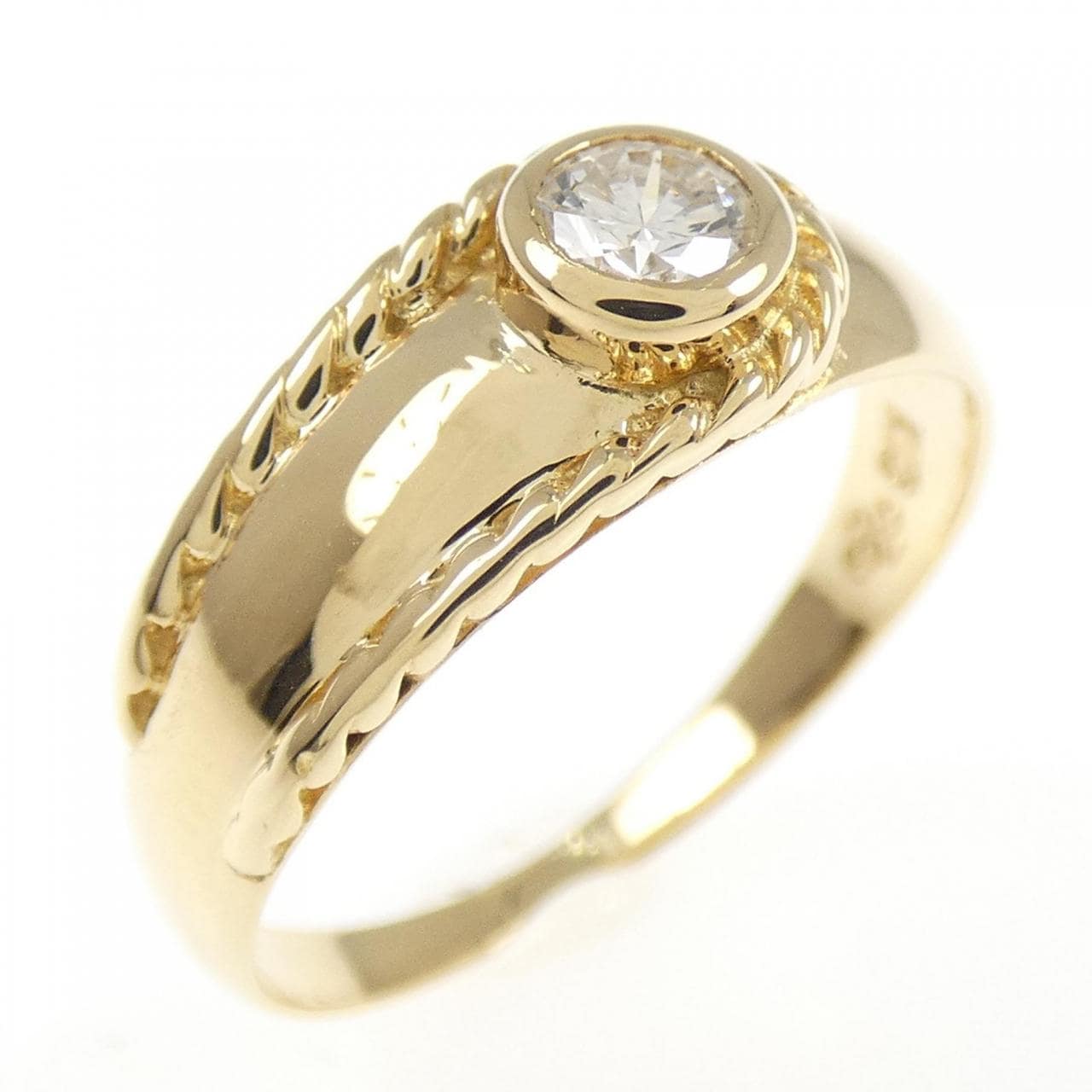 K18YG ダイヤモンド リング 0.16CT