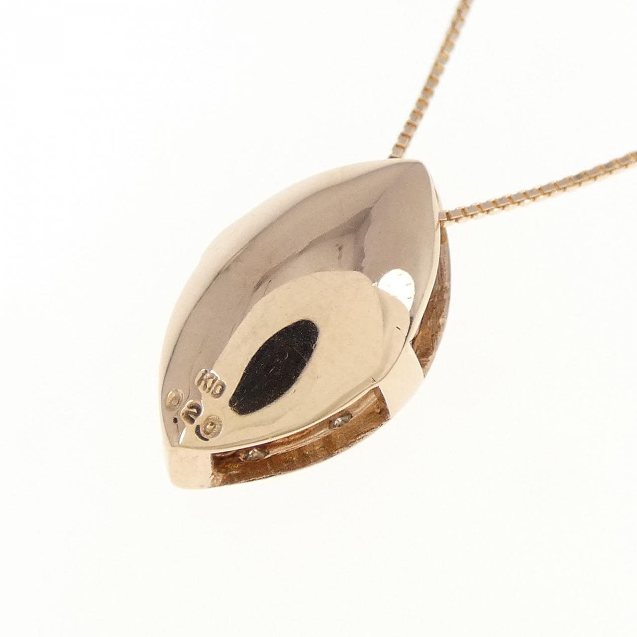K10PG ダイヤモンド ネックレス 0.20CT