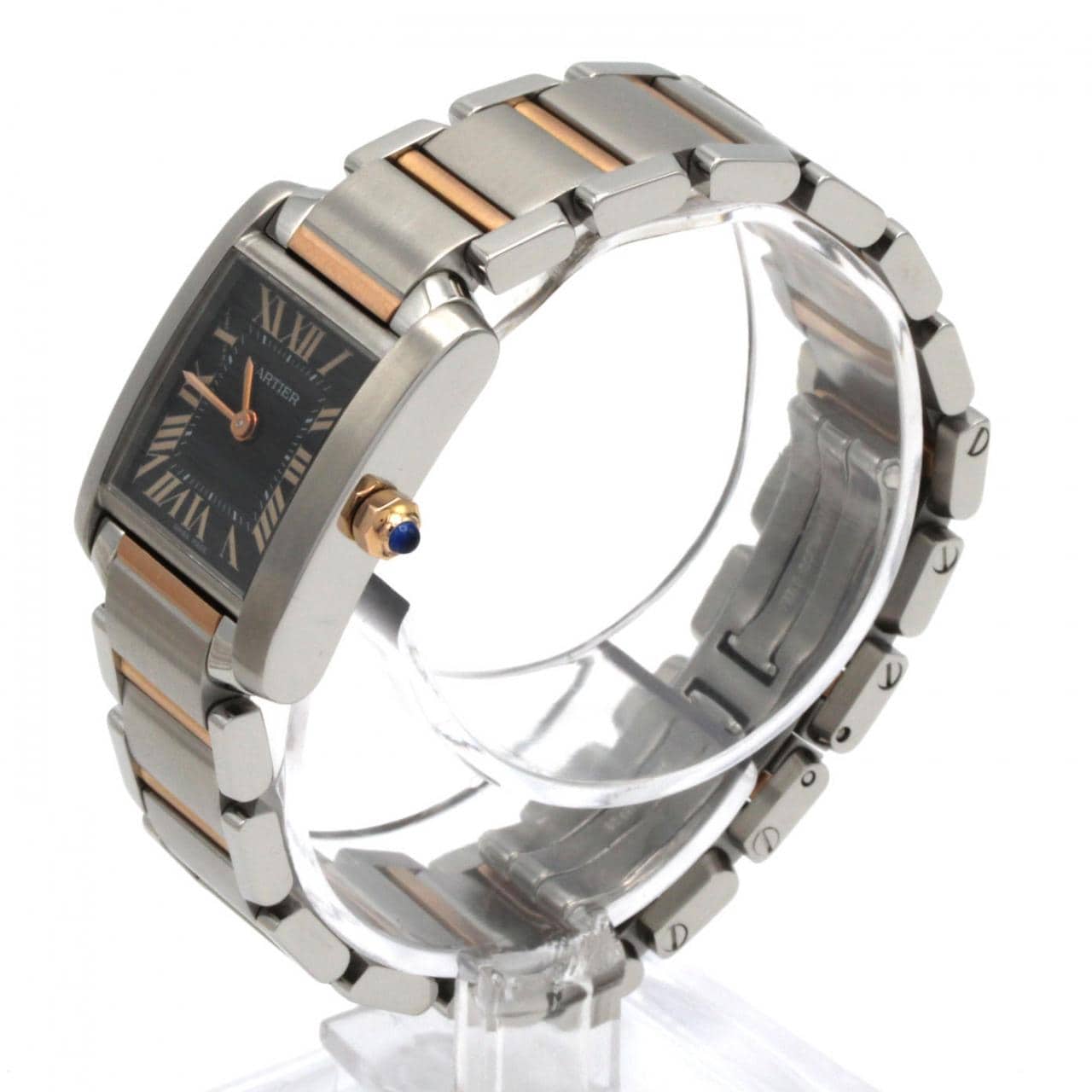 カルティエ タンクフランセーズSM PGコンビ･2009X'mas LIMITED W5010001 SSxPG クォーツ