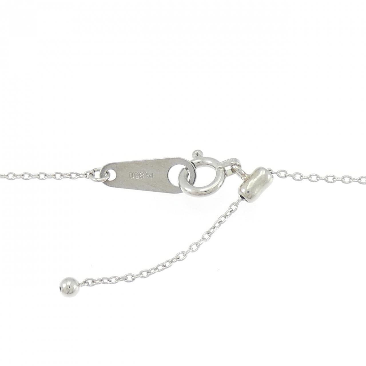 PT900/PT850 グランディディエライト ネックレス 0.100CT