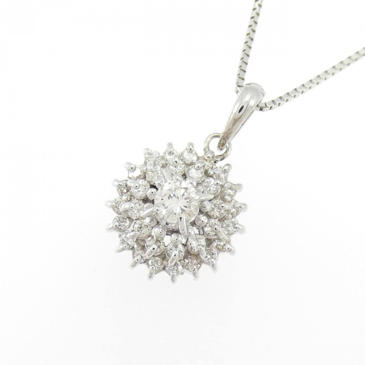 PT900/PT850 ダイヤモンド ネックレス 0.15CT