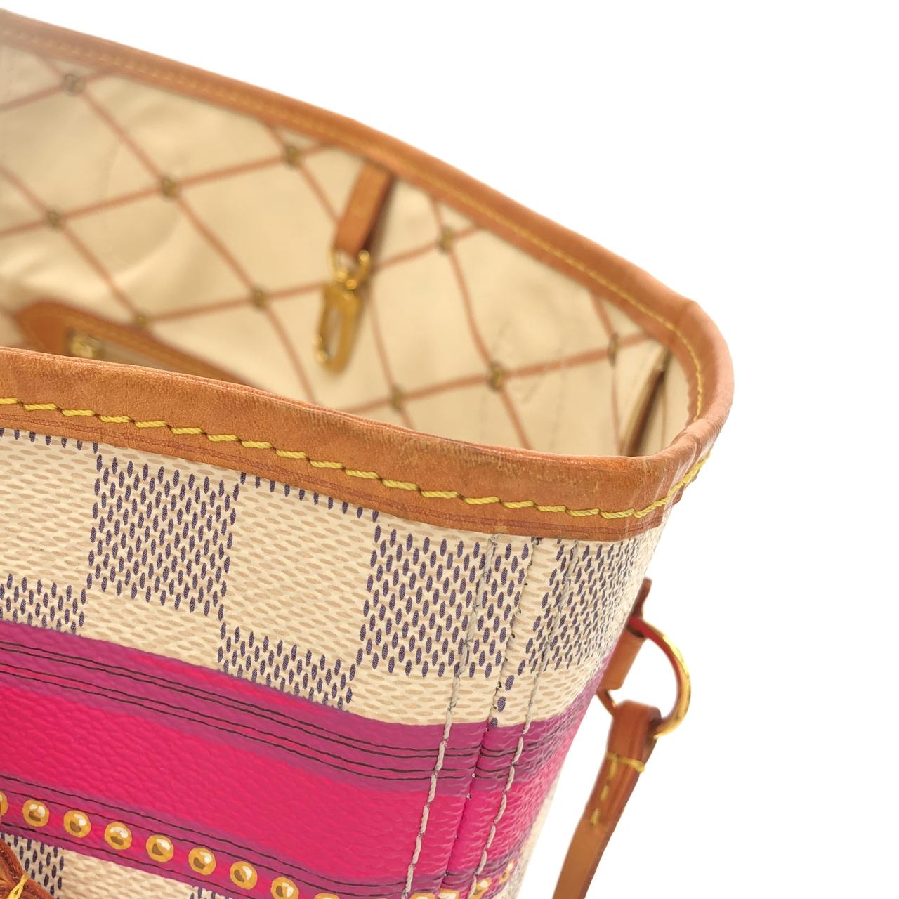 ルイヴィトン ダミエ アズール(トランク) ネヴァーフル MM N41734 バッグ