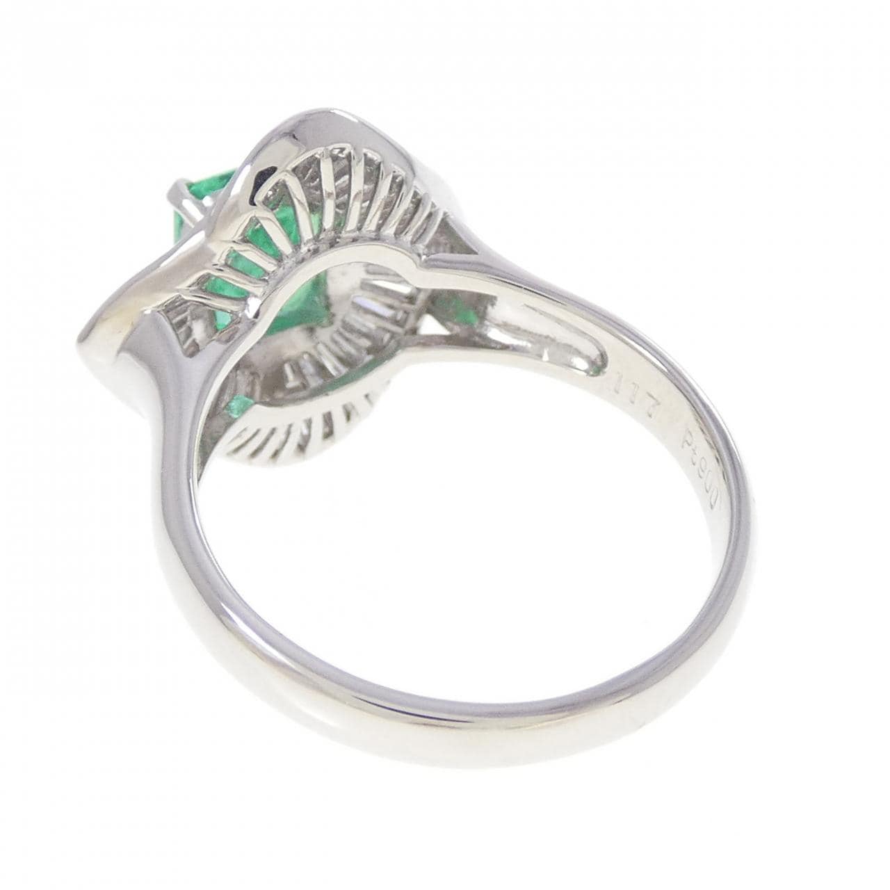 PT900 エメラルド リング 1.17CT