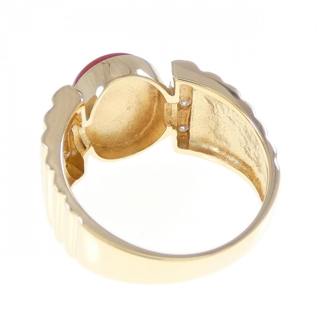 K18YG サンゴ リング