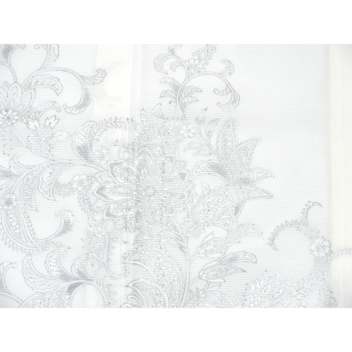 【未使用品】単衣　絽織訪問着　銀彩加工