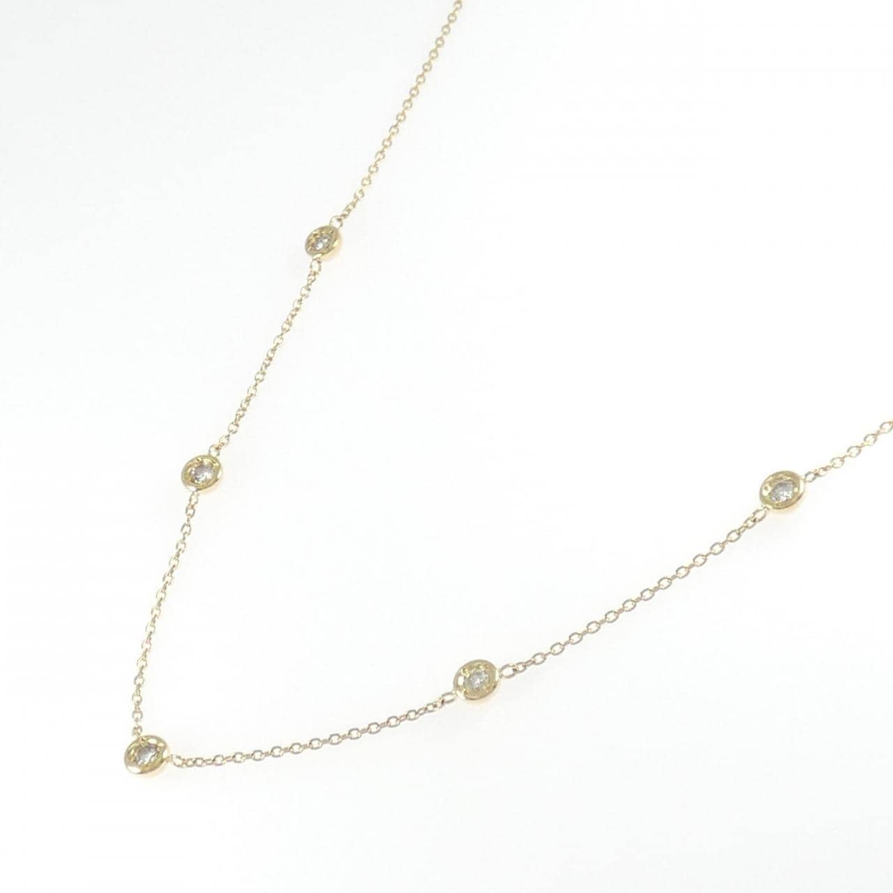K18YG ダイヤモンド ネックレス 0.50CT