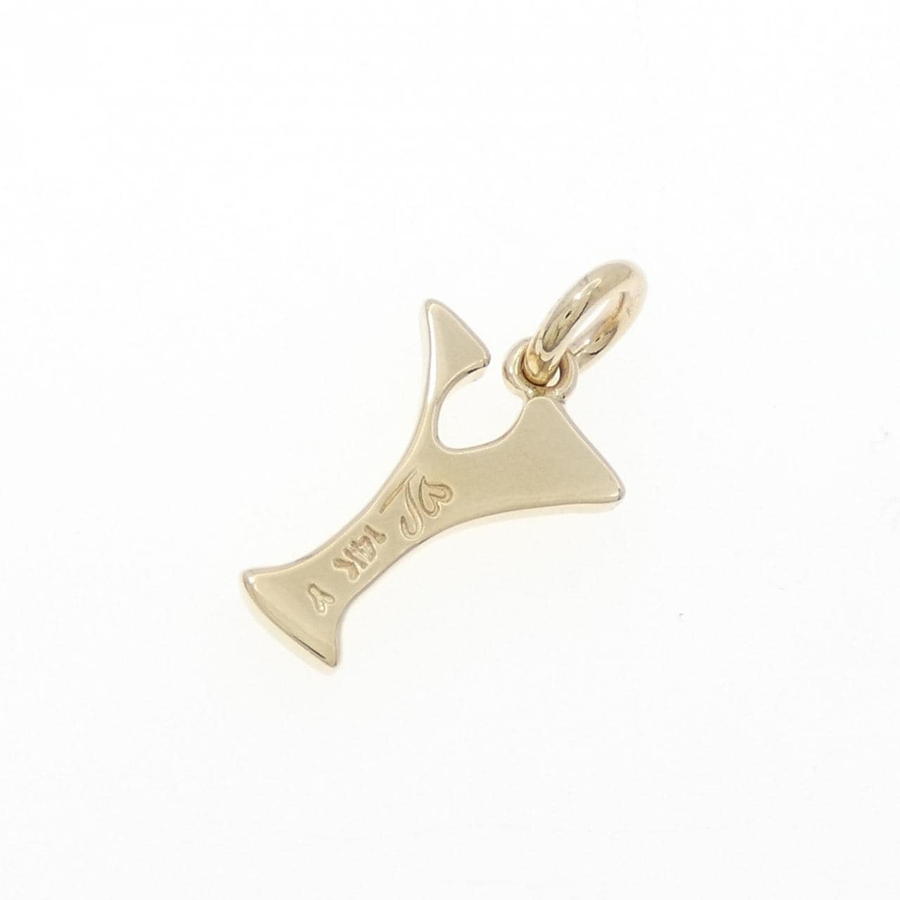 14KYG イニシャルY ペンダント