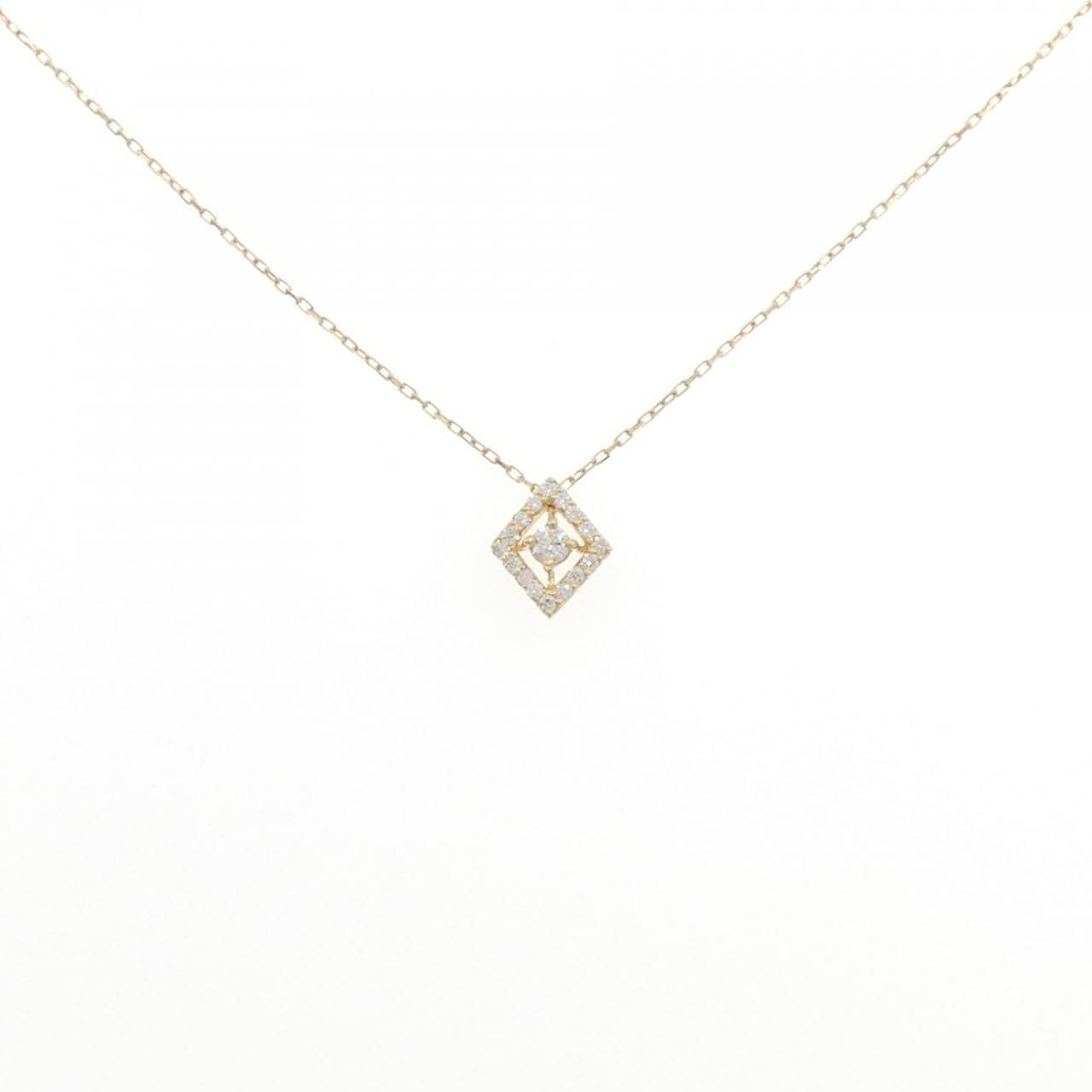 K18YG ダイヤモンド ネックレス 0.147CT