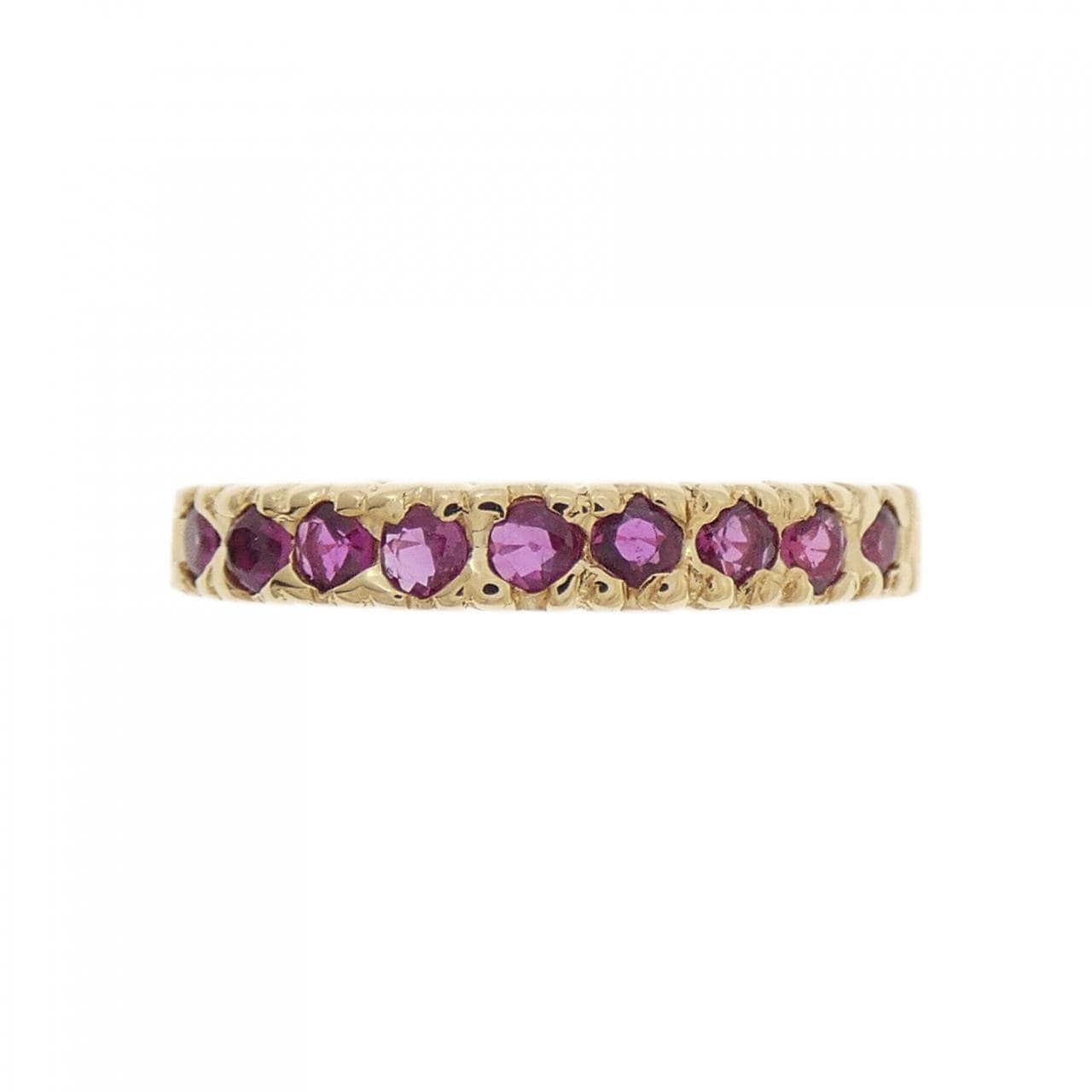 K18YG ルビー リング