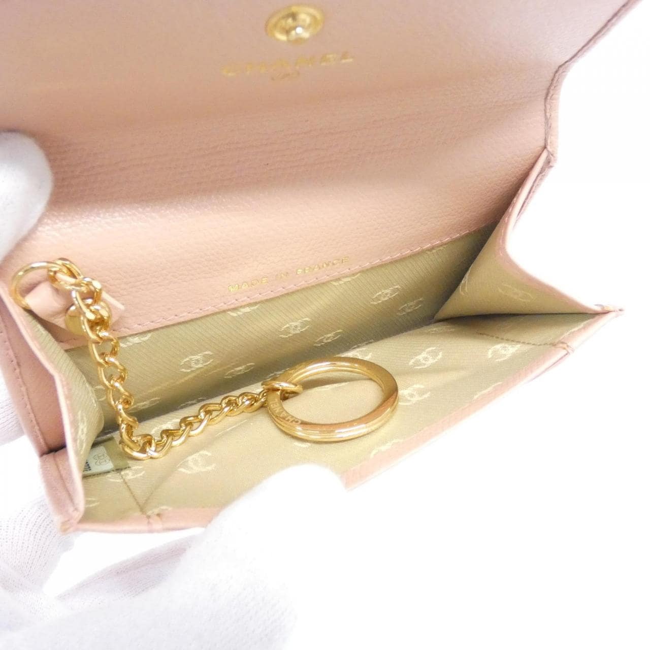 【ヴィンテージ】シャネル ココボタン ライン 20908 コイン＆キーケース